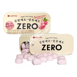 롯데제과 제로 피치민트 캔디 28g (2개)
