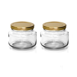 삼광유리 낮은병 250g 골드 264ml (2개)_이미지