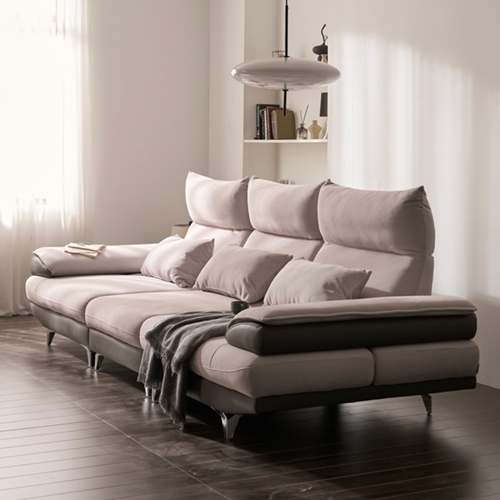 헤이몰리 비토 헤드 조절 스윙 투톤 아쿠아텍스 패브릭 소파 4인용_이미지