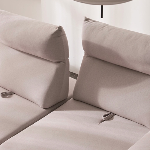 헤이몰리 비토 헤드 조절 스윙 투톤 아쿠아텍스 패브릭 소파 4인용_이미지