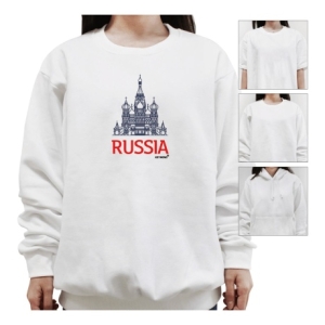오너클랜 키밍 RUSSIA 팀복 주문제작반팔티 회사유니폼티 W67BCF1_이미지