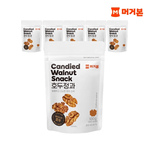 머거본 호두정과 100g (6개)_이미지