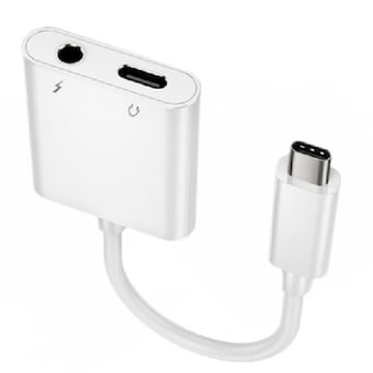 라온디지털 Type C <b>to</b> C+<b>3.5mm</b> 젠더