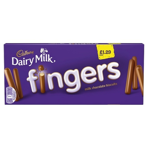 캐드버리 밀크 핑거 초콜릿 비스켓 114g 12팩 Fingers_이미지