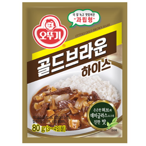 오뚜기 골드브라운 하이스 80g이미지입니다. 누르면 해당 게시물로 새창이동합니다.