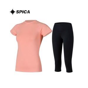 스피카 요가복세트 티셔츠 칠부레깅스 SPA530703