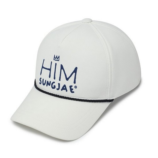 말본골프  HIM 로고 스냅백 M6341PCP91WHT