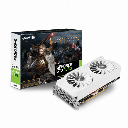 이엠텍 HV 지포스 GTX1060 WHITE MONSTER OC D5 3GB_이미지