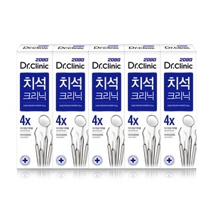 2080 닥터크리닉 치석 치약 140g (5개)