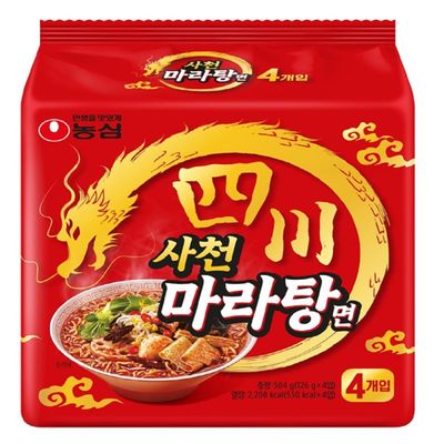 농심 사천 마라탕면 126g (4개)_이미지