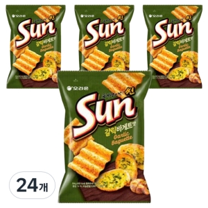 오리온 태양의 맛 썬 갈릭 바게트맛 80g (24개)
