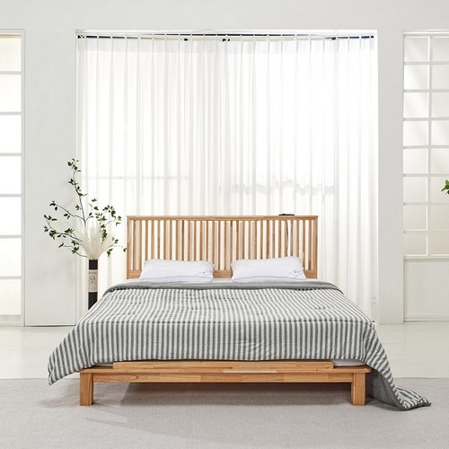 도지 다리형 갤러리 LED 침대 CK