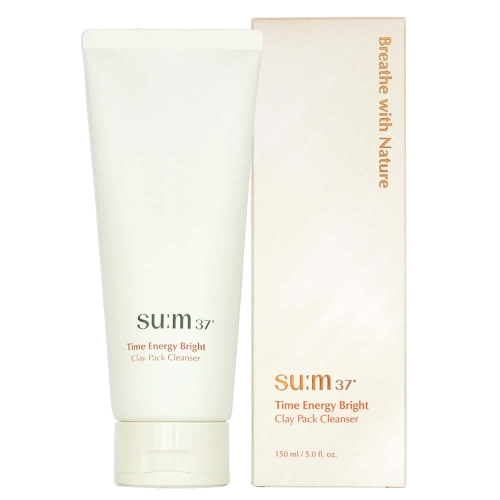 숨37도 타임 에너지 브라이트 클레이 팩 클렌저 150ml (3개)_이미지