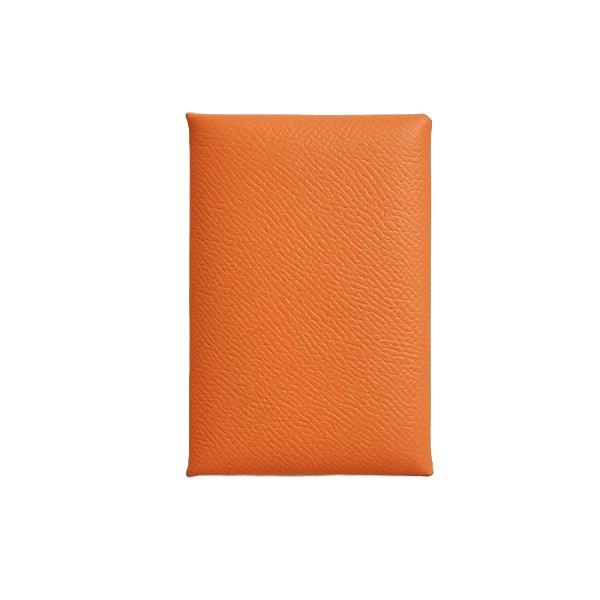 에르메스 CALVI 칼비 앱송 카드지갑 H044164CK93 오렌지 FB340_이미지