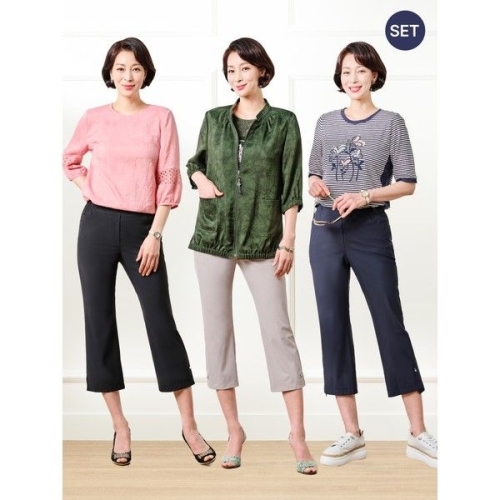 마담엘레강스 여성 해피 쿨 썸머 팬츠 3종이미지입니다. 누르면 해당 게시물로 새창이동합니다.