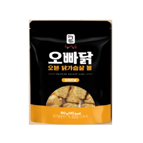 허닭프렌즈 오빠닭 오븐 닭가슴살볼 오리지날 100g (1개)_이미지