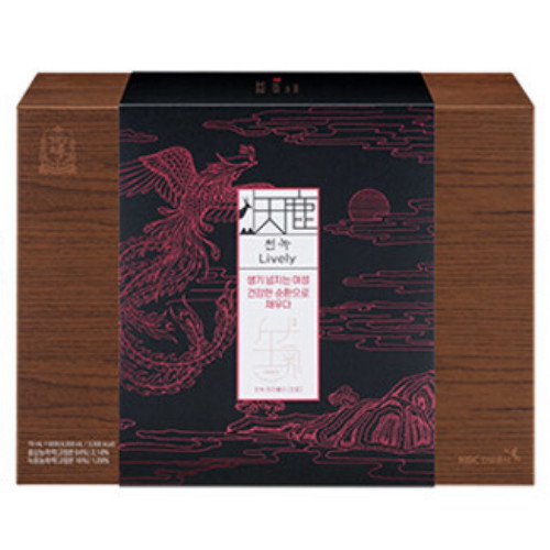 한국인삼공사 정관장 천녹 라이블리 Lively 70ml 60포 (1개)