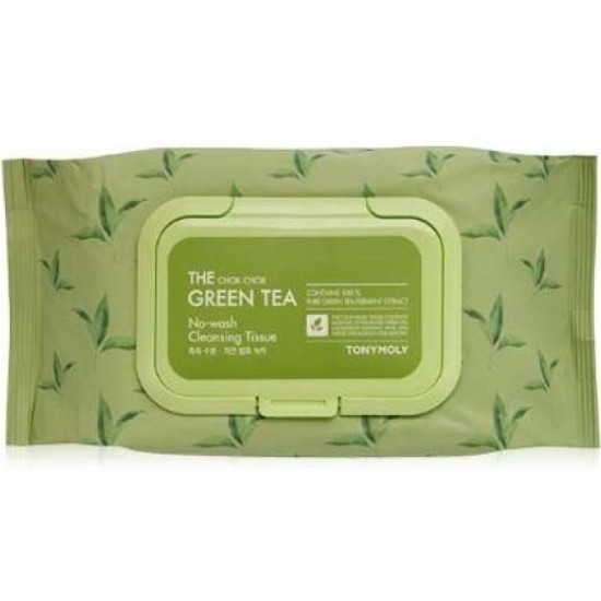 더촉촉 그린티 노워시 클렌징티슈 100매
