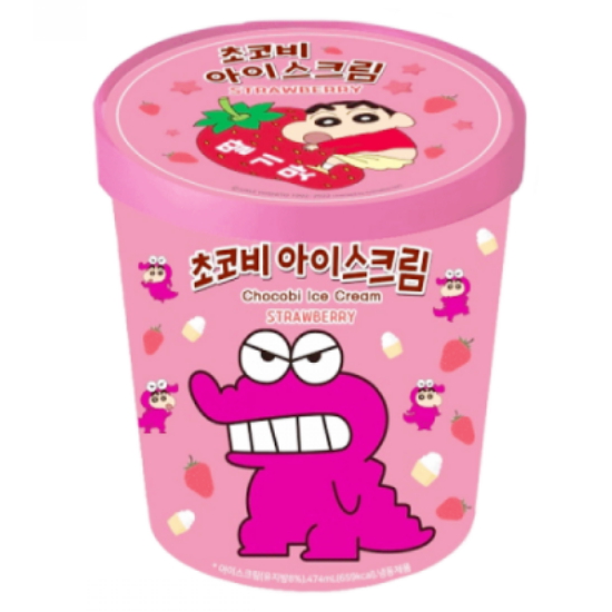 초코비 아이스크림 딸기맛 474ml (3개)