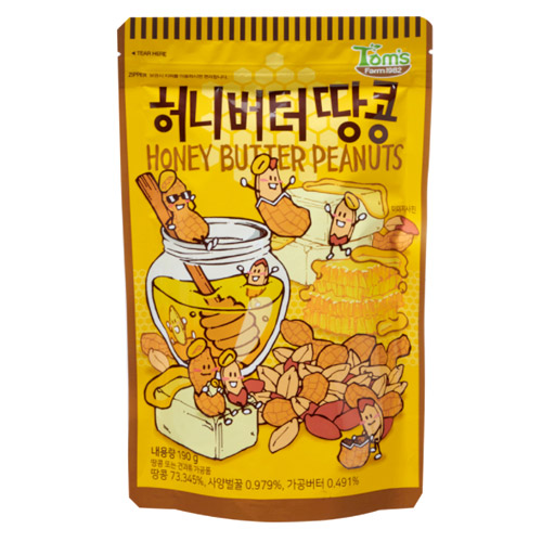HBAF 허니버터 땅콩 190g (1개)_이미지