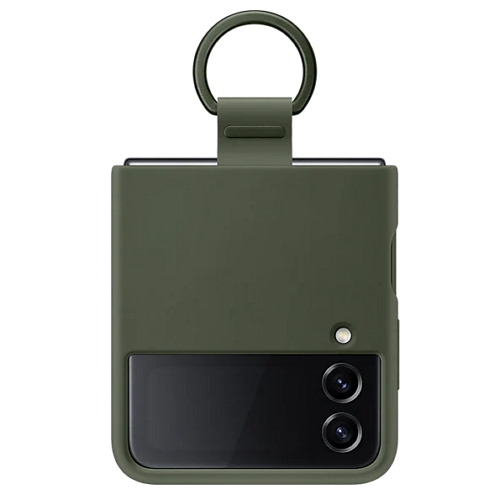 갤럭시Z 플립4 실리콘 커버 with 링 EF-PF721