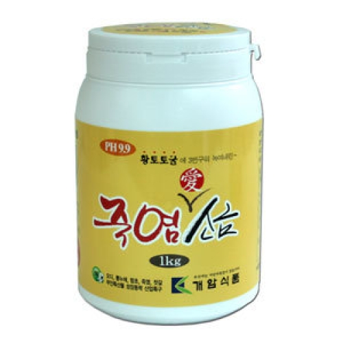 개암식품 죽염 애 소금 1kg