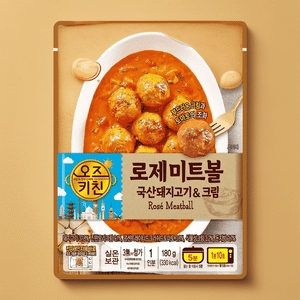 오뚜기 오즈키친 로제 미트볼 180g (1개)_이미지
