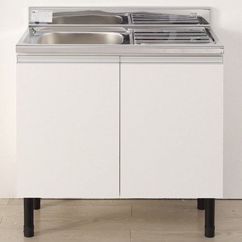 에넥스 유닉 DIY 소형 싱크대 스텐레스 개수대 일반볼 (110cm)_이미지