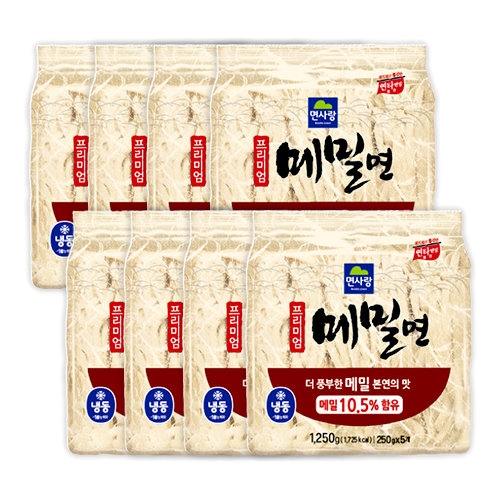 면사랑 프리미엄 메밀면 1.25kg (8개)_이미지