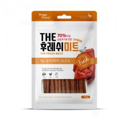 펫라인 도기프렌드 첼시 더 후레쉬 미트 오리 져키 100g (1개)