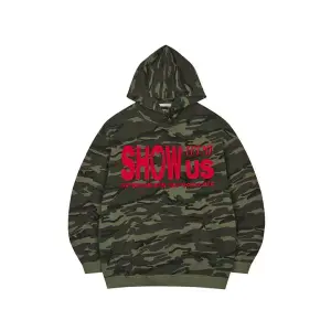 러브이즈트루 후드티 SH SHOW US HOODIE KHAKI 157745 FREE