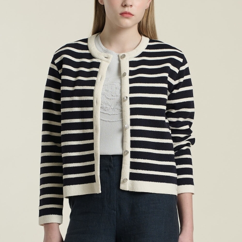 BCBG O 텍스쳐 배색ST C/D B6B3K107 55_US