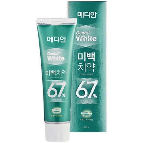 메디안 ㅤ미백치약 67 프레시스피아향 100g (3개)_이미지