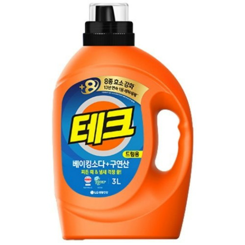 LG생활건강 테크 베이킹소다+구연산 드럼용 3L (2개)