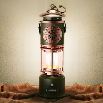 감성 캠핑랜턴 황동 광부랜턴 LED 캠핑조명