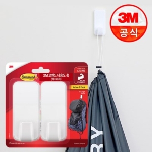 3M 코맨드 무타공 다용도 훅 특대형 4.5kg 2개입