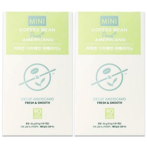커피빈 미니 디카페인 아메리카노 90개입 (2개)_이미지