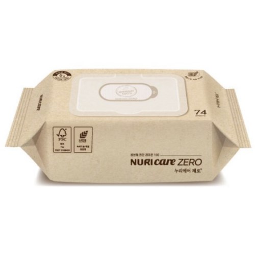 제로 물티슈 캡형 74매