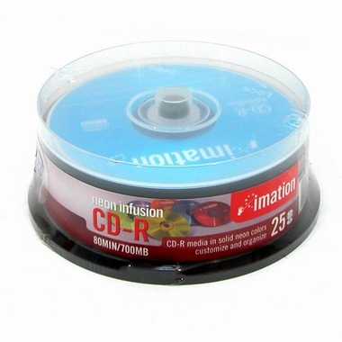 이메이션 CD-R 700M 40x 케익 컬러 (25장)_이미지