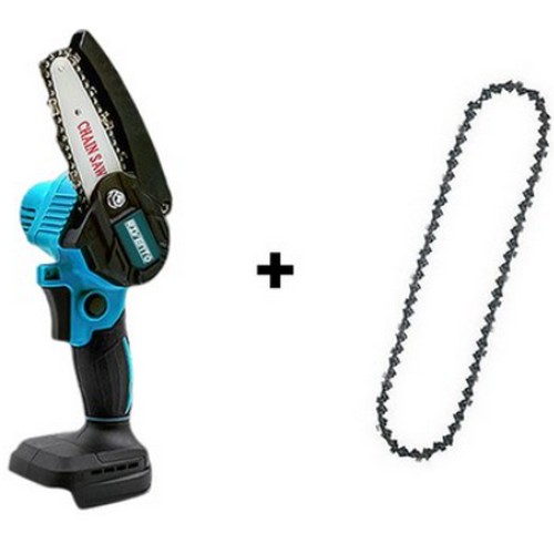 4인치 미니 체인톱 + 체인톱날 1개