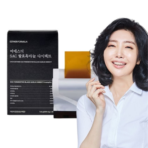 에스더포뮬러 여에스더 SAC 발효흑마늘 다이렉트 30매 (3개)