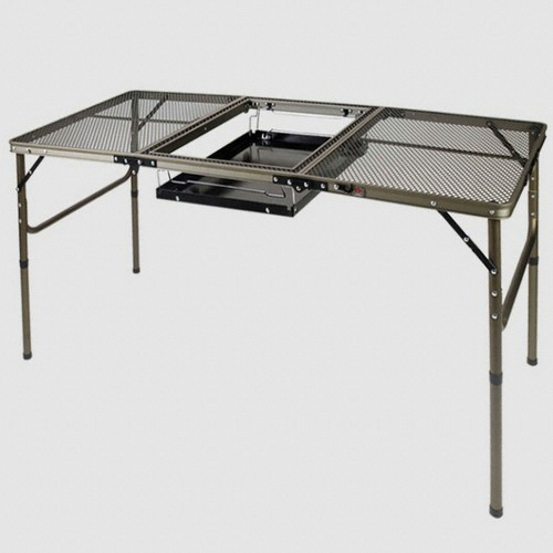 노마드 아이언메쉬 BBQ 캠핑 테이블 3단 120cm