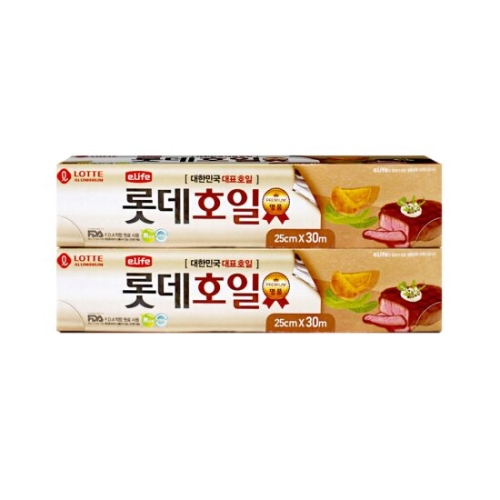 롯데이라이프 롯데호일 25cm x 30m 18㎛ (2개)_이미지
