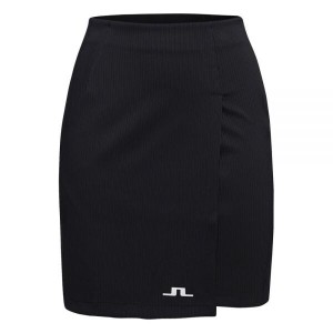 AMIRA 로고 골지 스커트 GWSD05523-9999