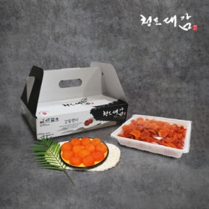 청도대감 씨없는 청도 감말랭이 세절건시 500g2개