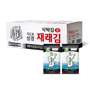 성경식품 지도표성경김 재래김 17g (30개)