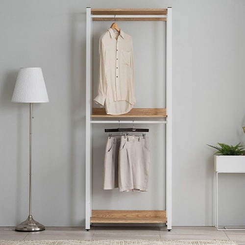 에넥스 ENNEE 리얼스틸 선반장 2단 행거 (80cm)_이미지