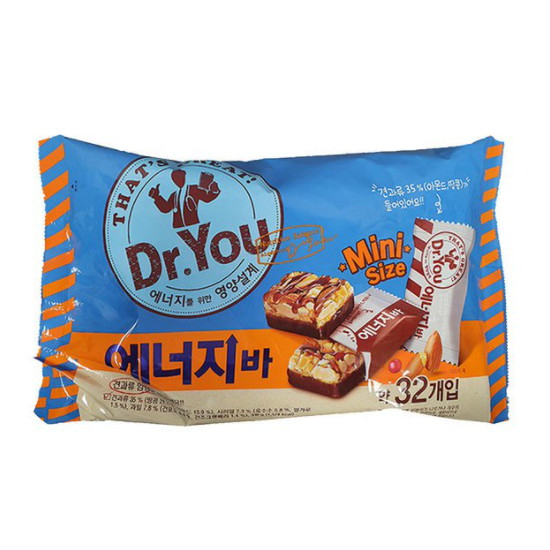 오리온 닥터유 에너지바 미니 32개입 330g (8개)