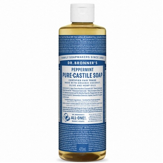 닥터브로너스 페퍼민트 퓨어 캐스틸 솝 475ml (2개)