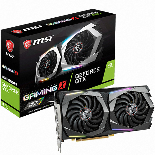 MSI 지포스 GTX 1660 게이밍 X D5 6GB 트윈프로져7